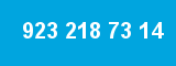 923 218 73 14 923 218 73 14